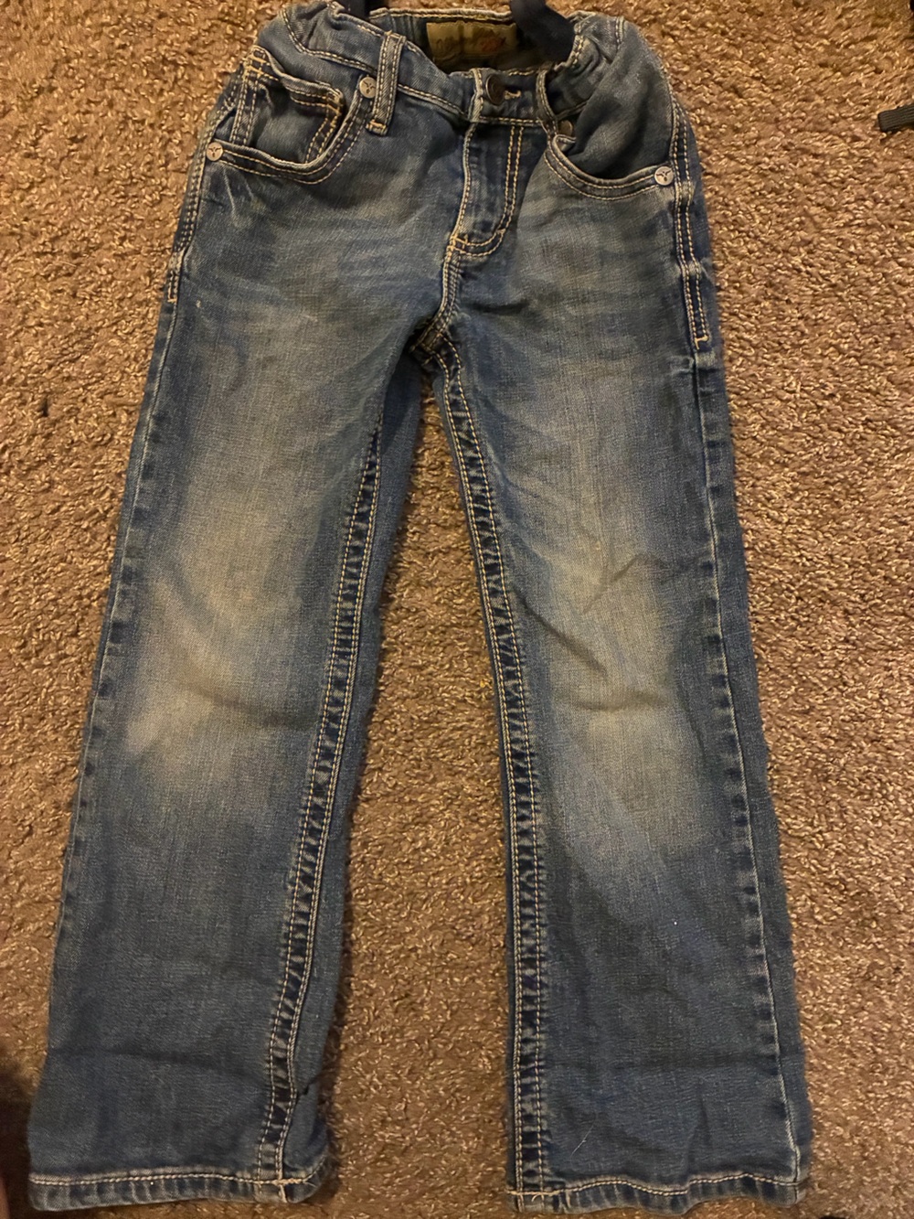 Wrangler Kids Blue Slim Straight Jeans